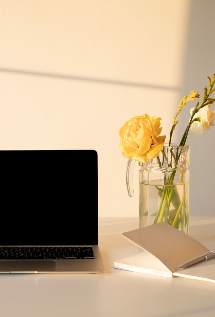 Writer Working on Laptop